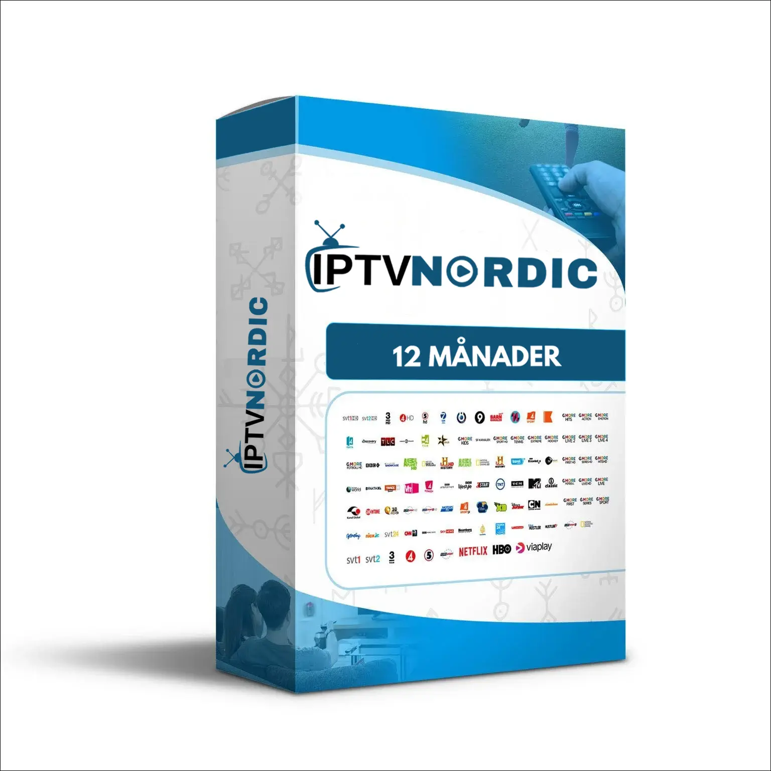 12 månader iptv nordic