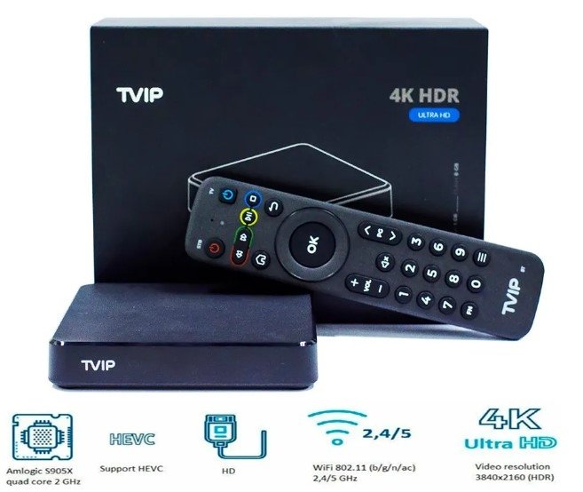 TVIP S-Box V605 4K IPTV Box