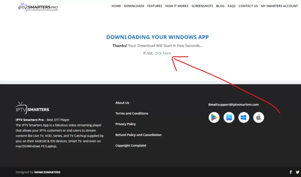 Ladda ner IPTV Smarters-appen på Windows