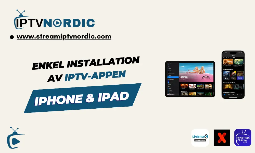 handledning för iptv-appar på iphone och ipad
