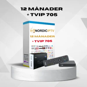 12-manaders-IPTV-abonnemang +TVIP-705 Box