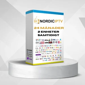 24 manaders Nordic IPTV abonnemang 2 enheter