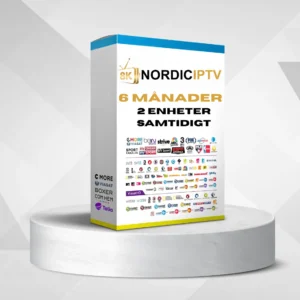 6 manaders IPTV abonnemang 2 enheter samtidigt