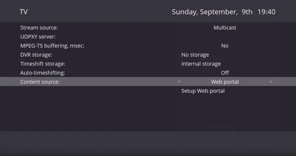 klicka på "webbportal"